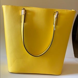 Large yellow purse